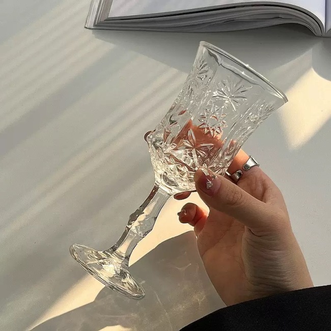 glass goblet wine glass